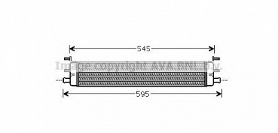AVA QUALITY COOLING ms2457 -  Радиатор, охлаждение двигателя